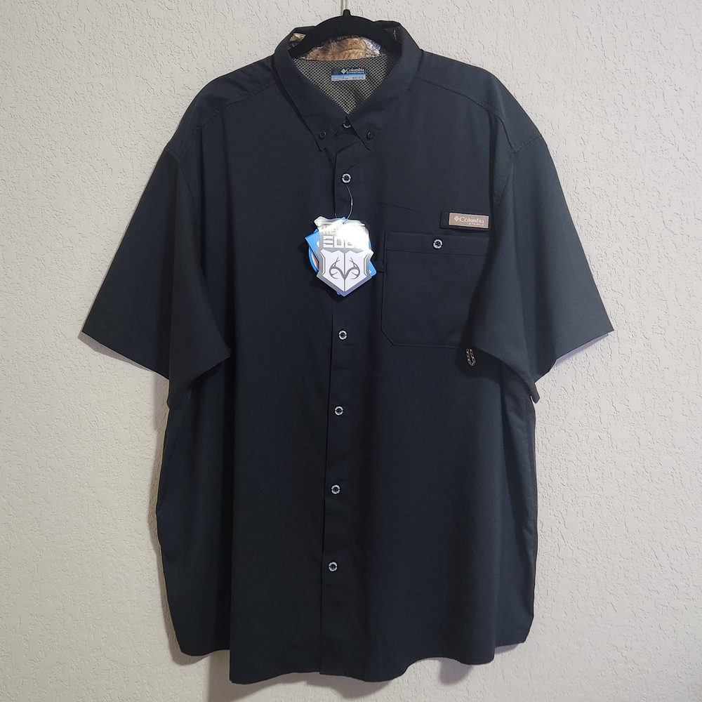 Columbia Performance Hunting Gear Men's Button-Down Shirt Bucktail Woven 2XL NWT